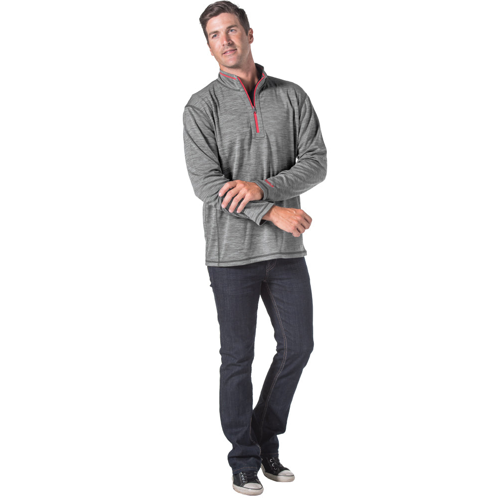Reebok Circuit Men's Reversible Quarter Zip Pullover 7438 – The