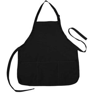 Nissun Poly-Cotton Apron with 3 Pockets APN1243 -