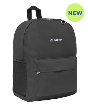Everest Classic Laptop Backpack with Mesh Pockets Large 3045MSH -