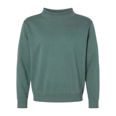 LAT 6928 Unisex Mock Neck Fleece Sweatshirt -