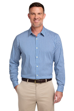Brooks Brothers BB18006 Tech Stretch Patterned Shirt -