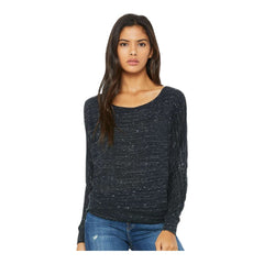 BELLA + CANVAS 8850 Women’s Flowy Off Shoulder Long Sleeve Tee -