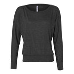 BELLA + CANVAS 8850 Women’s Flowy Off Shoulder Long Sleeve Tee