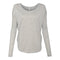 BELLA + CANVAS 8852 Women’s Flowy 2x1 Ribbed Long Sleeve Tee
