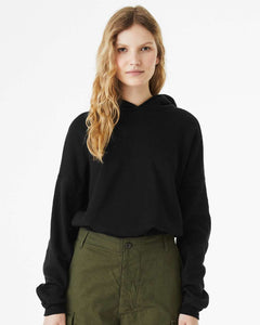 Bella + Canvas 7506 - FWD Fashion Women's Sponge Fleece Cinched Bottom Hoodie -