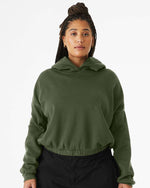Bella + Canvas 7506 - FWD Fashion Women's Sponge Fleece Cinched Bottom Hoodie