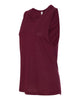 Bella + Canvas 8803 Women's Flowy Scoop Muscle Tank - Maroon