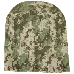 Nissun Digital Pixel Camo Beanie Cap - BENI.D -