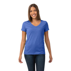 Primease P6650 Ladies Triblend V-Neck Tee -