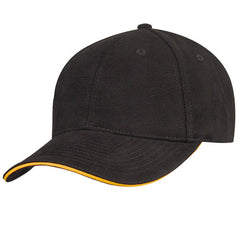 Nissun Brushed Sandwich Cap, Sandwich Visor Hat - BOC -