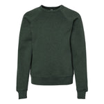 BELLA+CANVAS 3901Y Youth Sponge Fleece Crewneck Sweatshirt