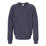 BELLA+CANVAS 3901Y Youth Sponge Fleece Crewneck Sweatshirt