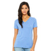 BELLA + CANVAS 6415 Women’s Relaxed Triblend Short Sleeve V-Neck Tee