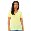 BELLA + CANVAS 6415 Women’s Relaxed Triblend Short Sleeve V-Neck Tee