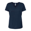 BELLA + CANVAS 6415 Women’s Relaxed Triblend Short Sleeve V-Neck Tee
