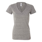 BELLA + CANVAS 8435 Women's Triblend Deep V-Neck Tee