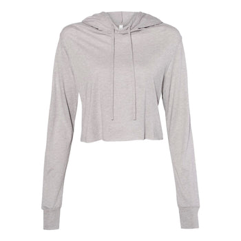 BELLA + CANVAS 8512 Women’s Triblend Crop Long Sleeve Hoodie
