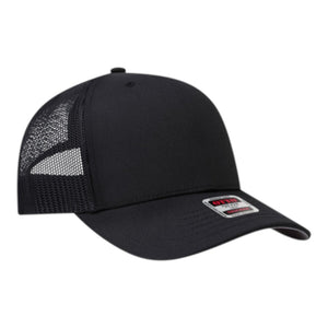 OTTO CAP 1120-1 Seamless 6 Panel Mid Profile Mesh Back Trucker Hat -