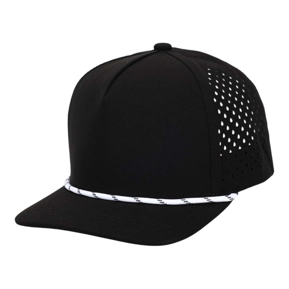 10 10 Hats R615 Black 5 Panel Rope Hat – The Park Wholesale