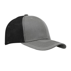 Cobra C112 6 Panel Structured Poly/Cotton Front Mesh Back Hat -