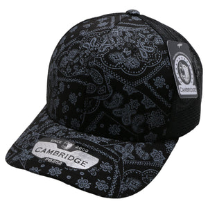 Pit Bull Cambridge PB252 Paisley Mesh Trucker Hat -
