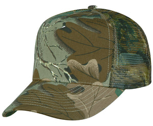 Nissun Cap Camouflage Mesh Back Trucker Hat, 5 Panel Camo - CMM -