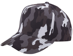 Nissun Cap 5 Panel Camouflage Hat, Camo Cap - CMNB -