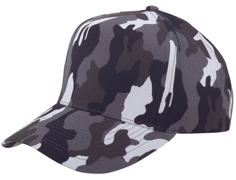 Nissun Cap 5 Panel Camouflage Hat, Camo Cap - CMNB
