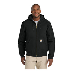 Carhartt CTT106677 Tall Quilted-Flannel-Lined Duck Active Jac -