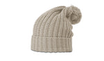 Richardson 143 Chunky Cable Beanie with Cuff & Pom 143R