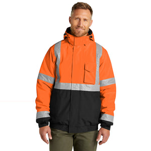 CornerStone CSJ500 ANSI 107 Class 3 Economy Waterproof Insulated Bomber Jacket -