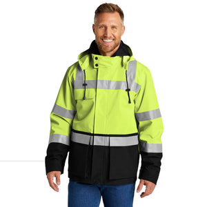 CornerStone CSJ502 ANSI 107 Class 3 Waterproof Ripstop 3-In-1 Parka -