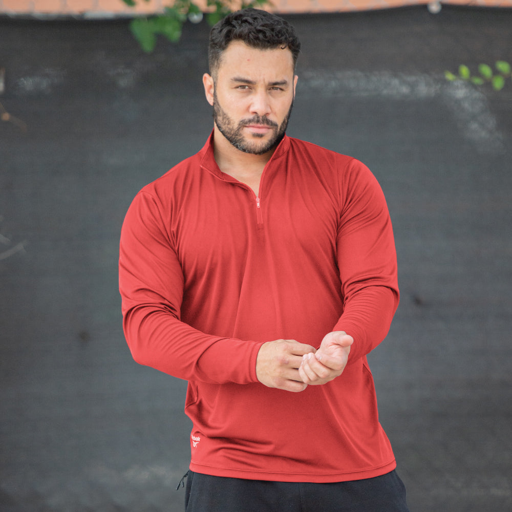 Reebok Icon Men's Quarter Zip Pullover 7265 – The Park Wholesale