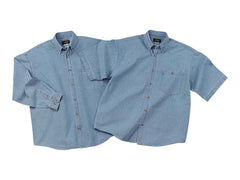 Cobra DEN-L Long Sleeve Washed Denim Shirt -