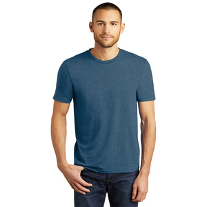 District DM130 Perfect Tri Tee - Heathered Neptune Blue -