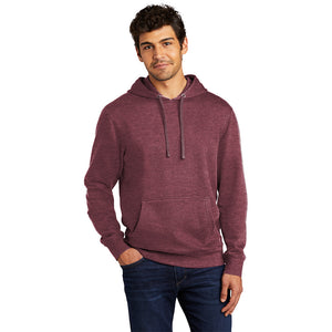District DT6100 V.I.T. Fleece Hoodie - Heathered Cardinal -