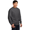 District DT6104 V.I.T. Fleece Crew - Heathered Charcoal