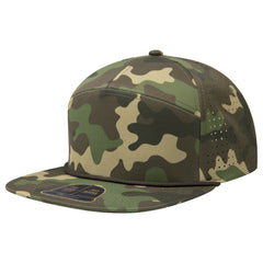 Empire Cove EC013 Camo Colors 7 Panel Performance Laser Perforated Rope Hat -