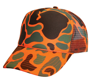 Nissun 5 Panel Neon Camouflage Cap, Camo Hat - FCSC -
