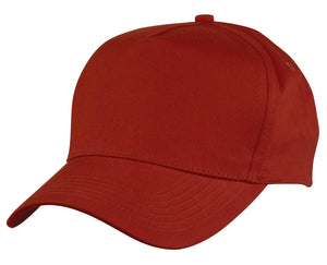 Nissun 5 Panel Lightweight Brushed Cotton Cap - FLBGC -