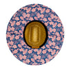 Goldcoast Tropical Stripe Floral Straw Lifeguard Hat GCB3330