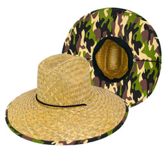 Goldcoast Chata Camo Straw Lifeguard Hat GCB4090 -