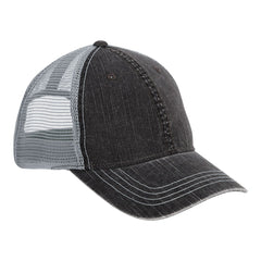 Cobra HTM-V 6-Panel Herringbone Soft Crown Cap with Mesh Back -