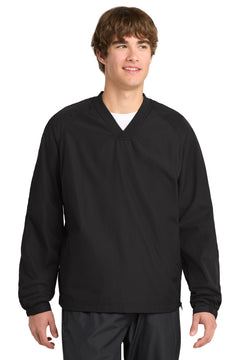 Sport-Tek JST72 V-Neck Raglan Wind Shirt -