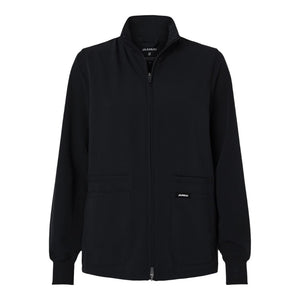 Jaanuu Women's Ceri Essential Full-Zip 6-Pocket Scrub Jacket W60001 -