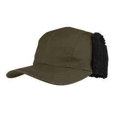 Juniper J9706 Waxed Cotton Canvas Cap with Ear Flap -