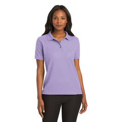 Port Authority L500 Ladies Silk Touch Polo - Bright Lavender -