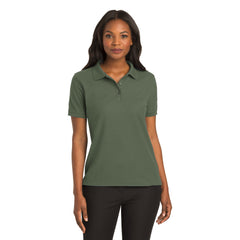 Port Authority L500 Ladies Silk Touch Polo - Clover Green -