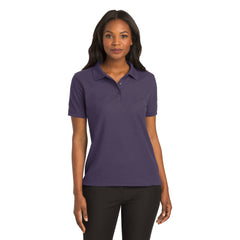 Port Authority L500 Ladies Silk Touch Polo - Eggplant -