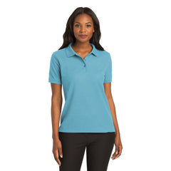 Port Authority L500 Ladies Silk Touch Polo - Maui Blue -